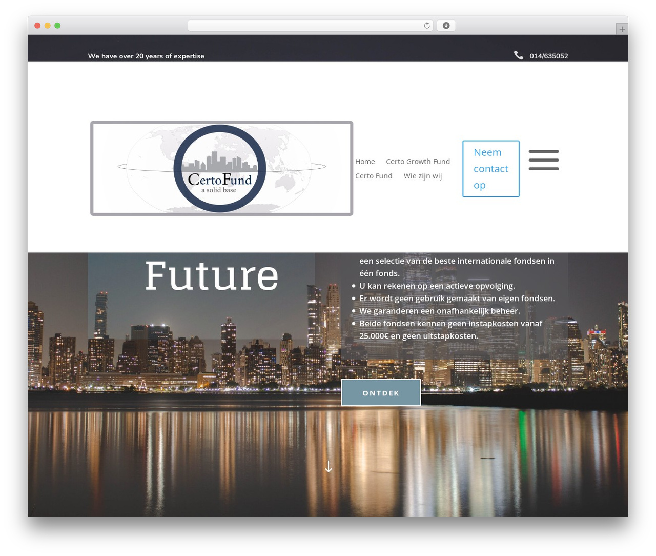 WordPress theme Divi - certofund.com WordPress theme Divi - certofund.com