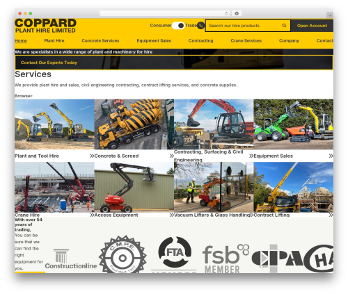 WordPress theme Coppard - www.coppard.co.uk