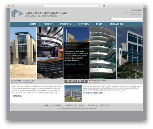WordPress theme My Theme - bastienarchitects.com