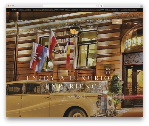 Thecappa elementor WordPress plugin - hotelbohema.pl