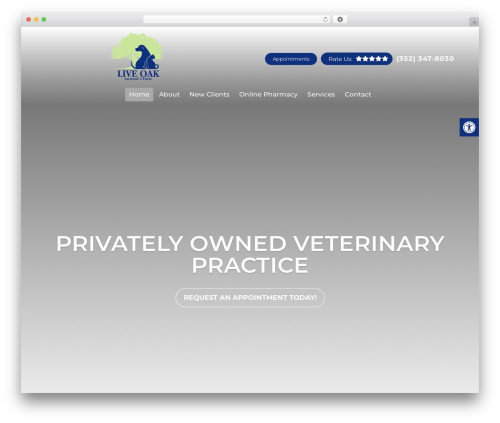 WordPress website theme Parent Theme - liveoakac.com