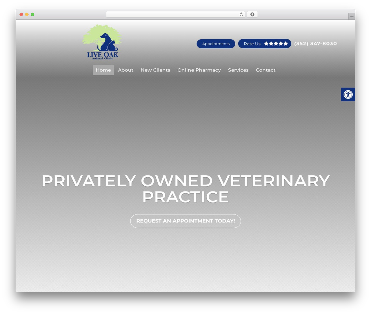 WordPress website theme Parent Theme - liveoakac.com