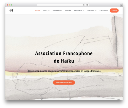 Afh WordPress page template - association-francophone-de-haiku.com
