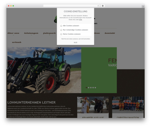 cherry WordPress theme - leitner-inzell.de