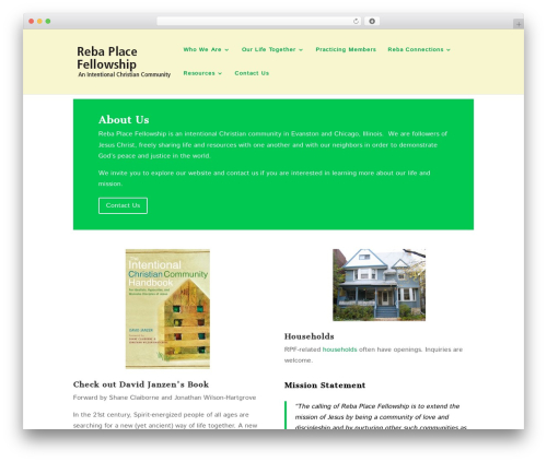 Church pack WordPress plugin - rebaplacefellowship.org