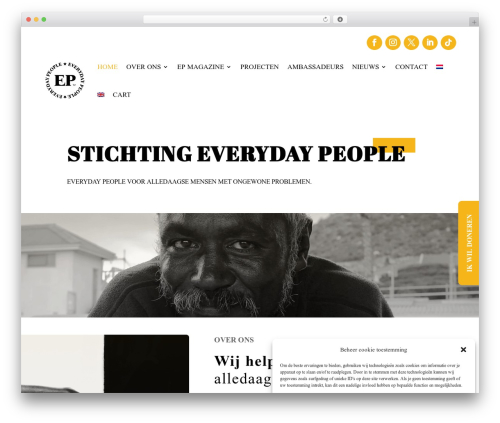 Divi WordPress theme - everydaypeople.nl