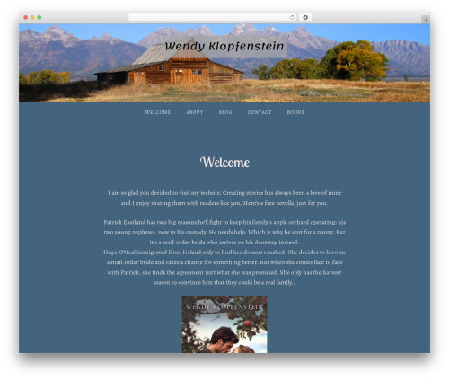 Gateway WordPress theme - wendyklopfenstein.com