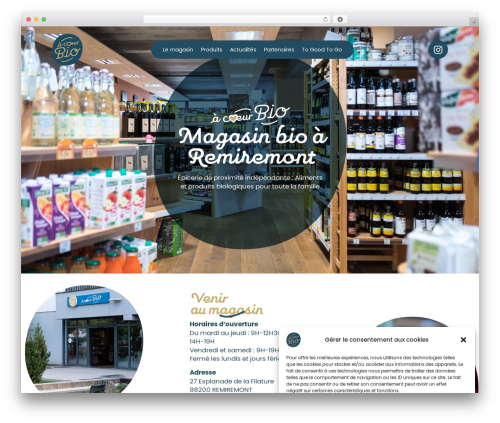 Hello Elementor WordPress theme - acoeurbio.fr