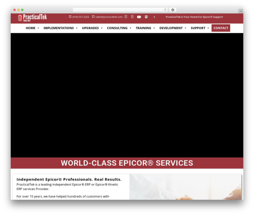 Practical Tech WordPress website theme - practicaltek.com