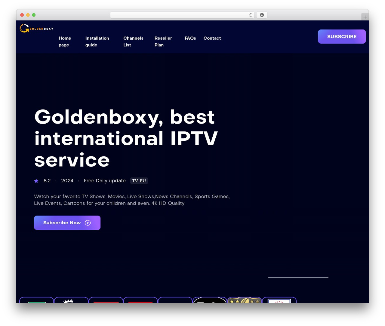 StreamVid WordPress theme - goldenboxy.com
