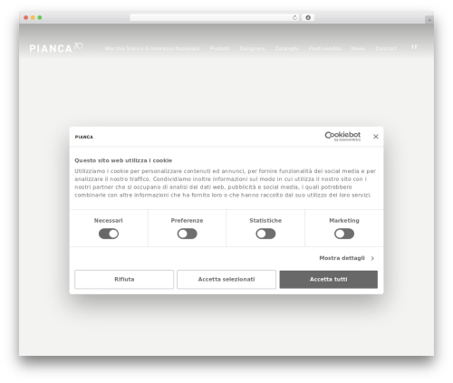 Template base wordpress WordPress theme - pianca.com