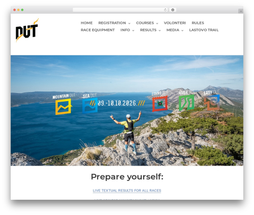 Theme WordPress Visual Composer Starter - dalmacijaultratrail.com