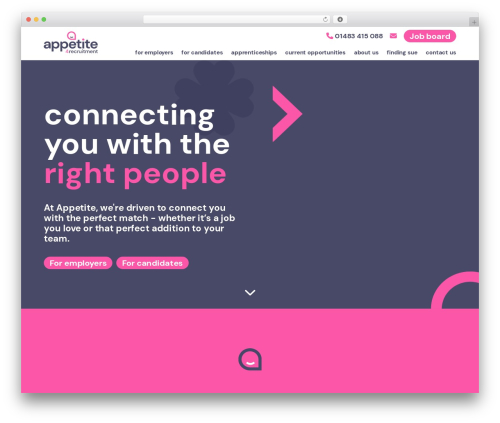 WordPress theme Appetite4Work - appetite4recruitment.co.uk