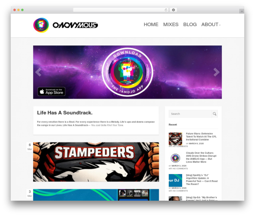 WordPress theme DJO - iamdjo.com
