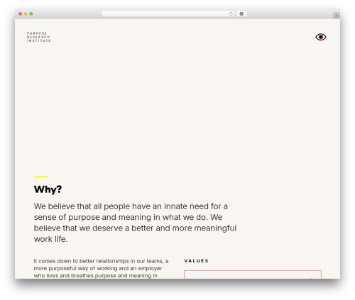Best WordPress theme Beaver Builder Theme - purposeresearchinstitute.com