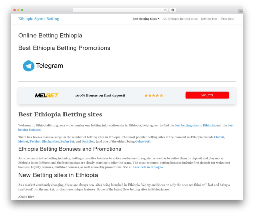 Kemoku WordPress plugin - ethiopiabetting.com