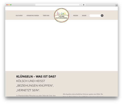 FGR Basic Theme WP theme - kulturkluengel.de