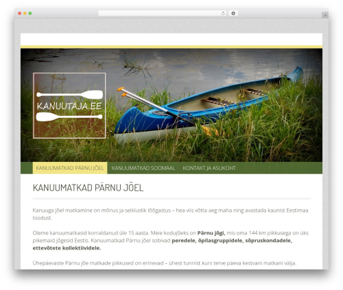 Geiseric best WordPress theme - kanuutaja.ee