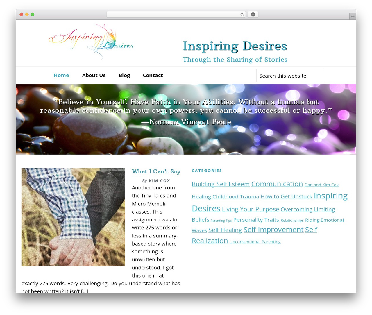 Genesis theme WordPress - inspiringdesires.com