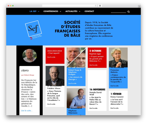 Hydrogen theme WordPress - sef-bale.ch