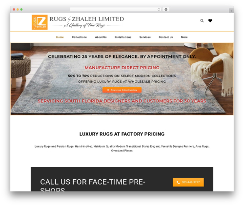 Starbella WordPress theme - rugsbyzhaleh.com