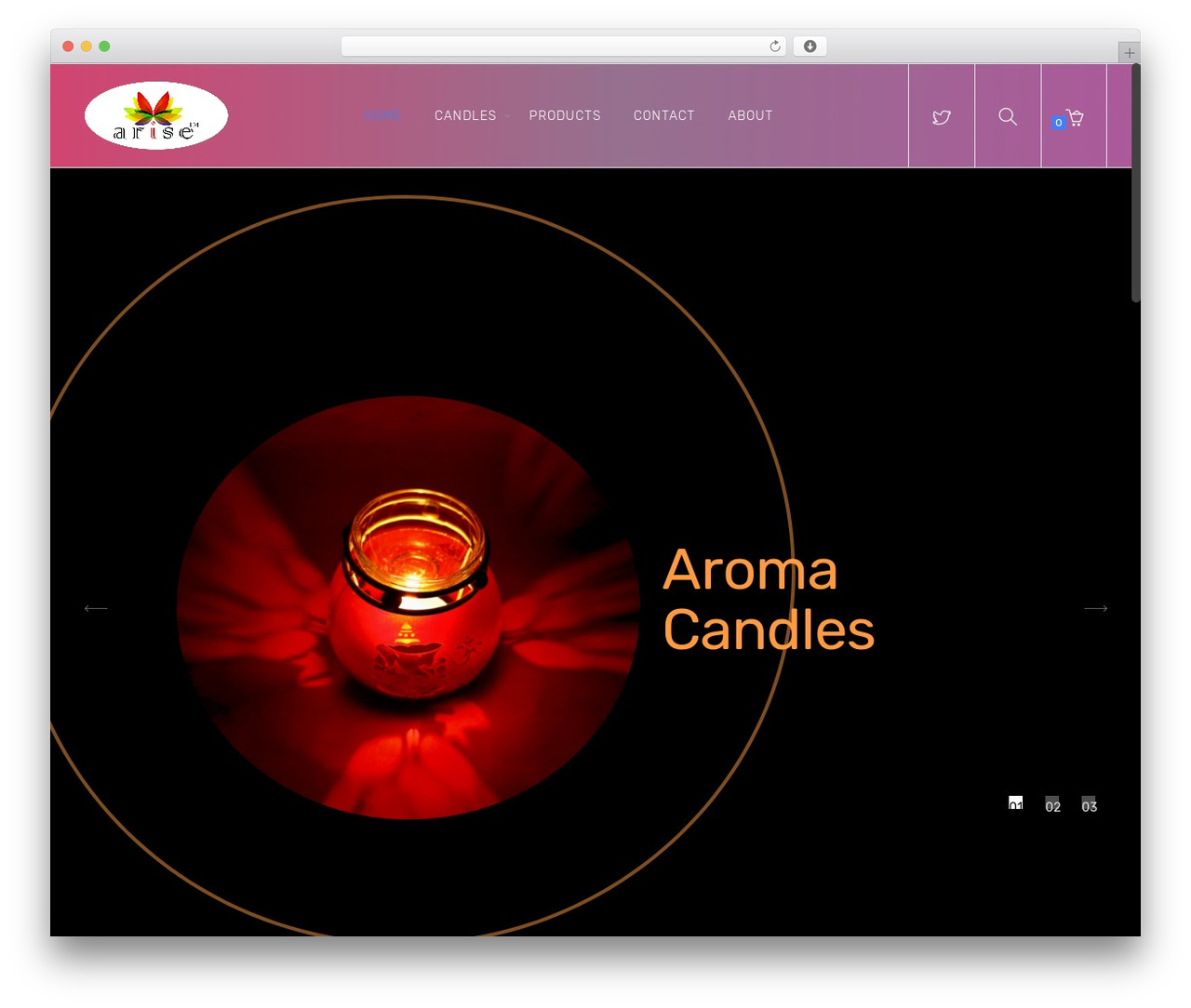 Theme WordPress Deep - aggarwalcandlecraft.com