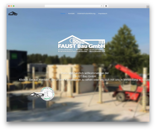 Theme WordPress EZY Theme - faustbau.de