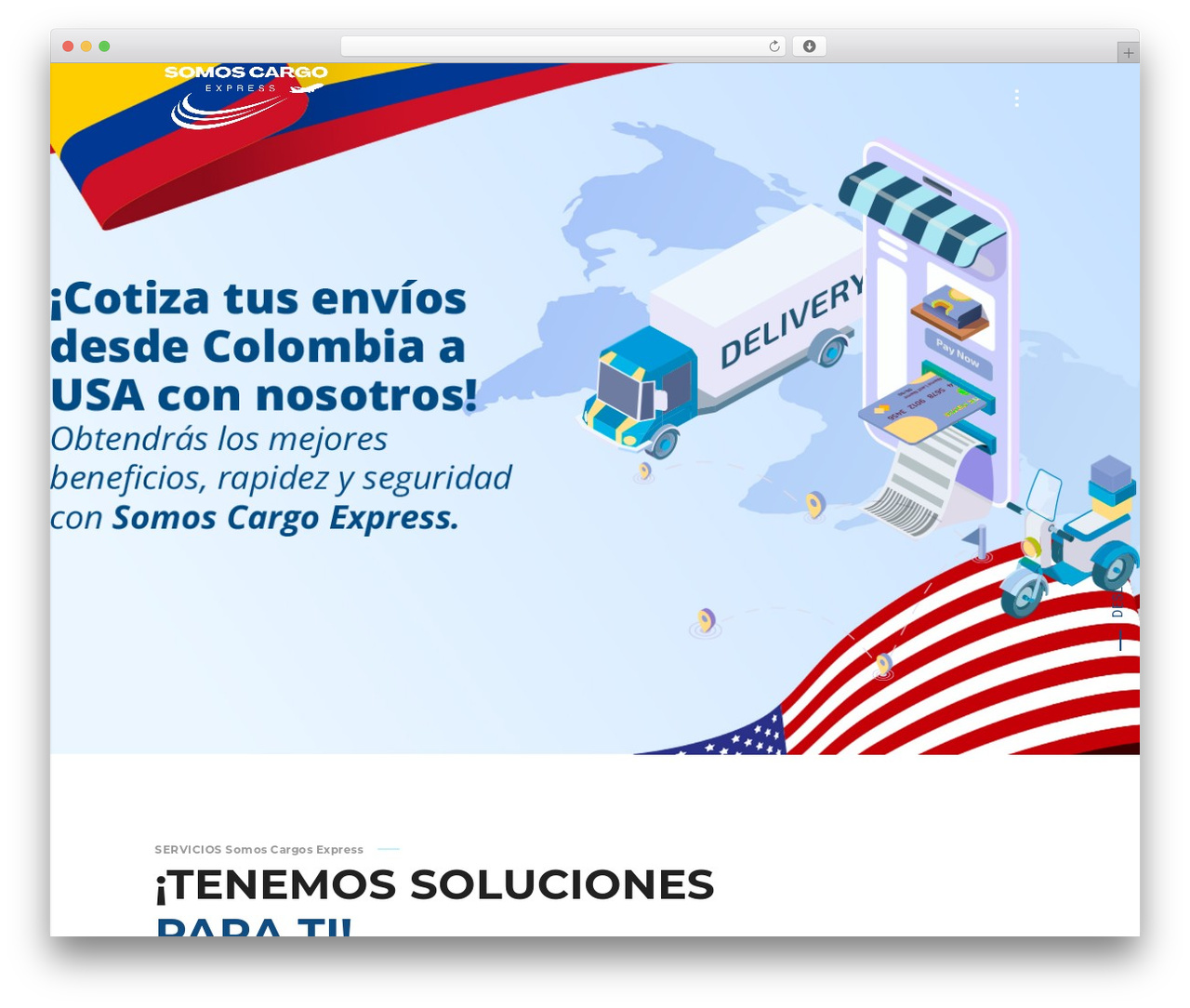Theme WordPress Globax - somoscargoexpress.com