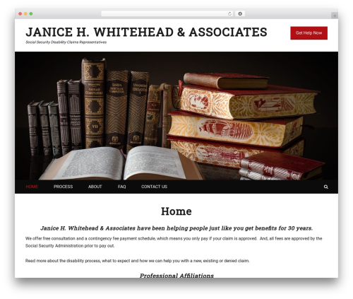 WordPress template Decree - jwhiteheadassoc.com