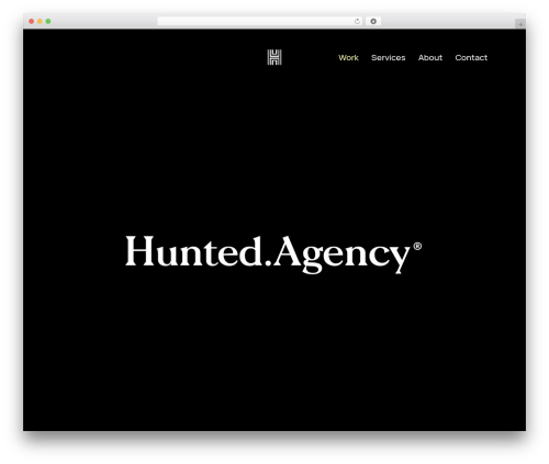 WordPress theme Mogi - hunted.agency