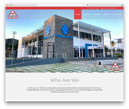 WordPress theme Awesome - oliversignstt.com