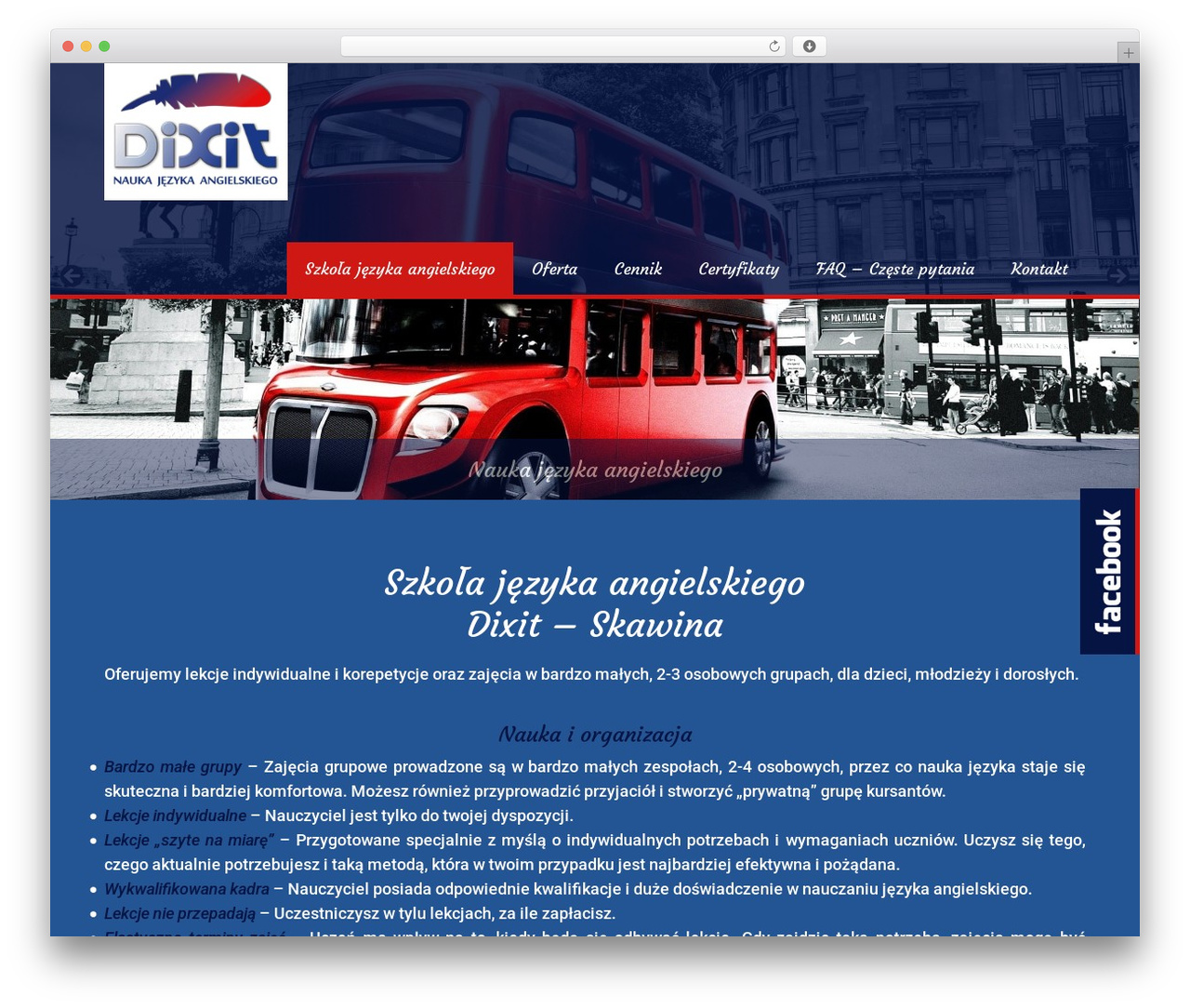 WordPress theme DIXIT - dixit.com.pl