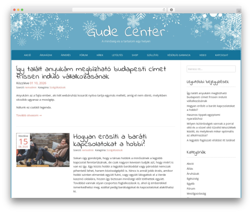 WordPress theme Festive - gudecenter.hu WordPress theme Festive - gudecenter.hu