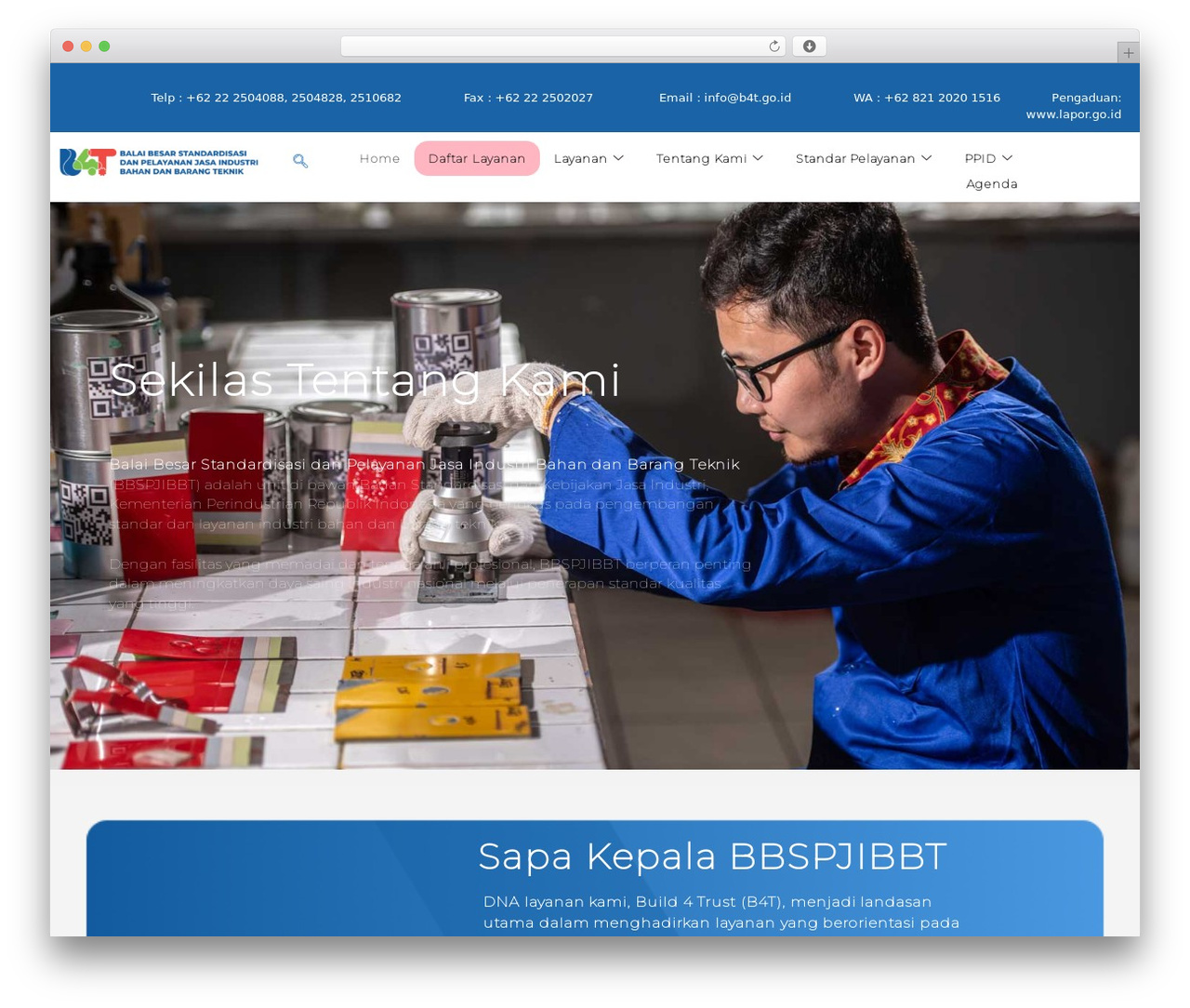 WordPress theme GeneratePress - b4t.go.id