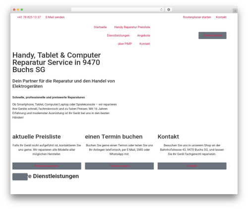 Wc product table pro WordPress plugin - pimp-reparaturen.ch