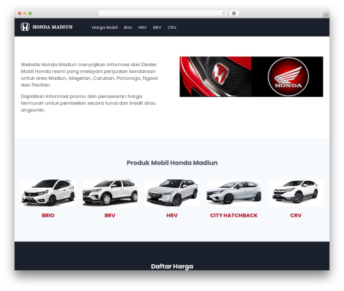 WP Typeface WordPress theme - hondamadiun.com