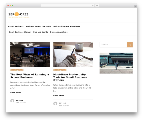 Best WordPress theme Shopix - zero-orez.com
