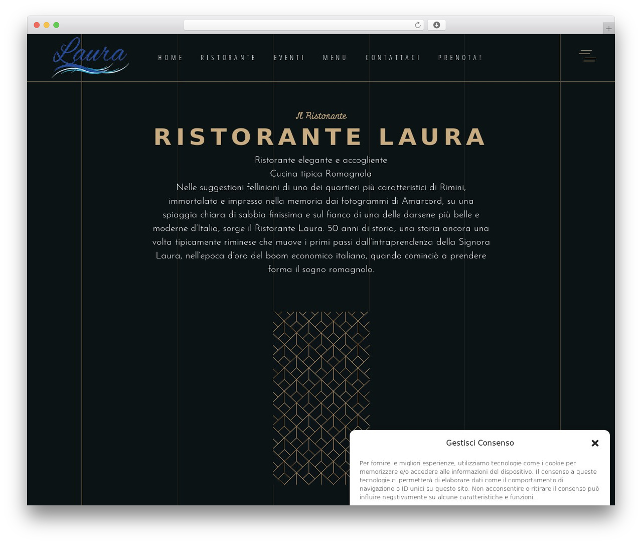 Bridge WordPress theme - ristorantelaura.it