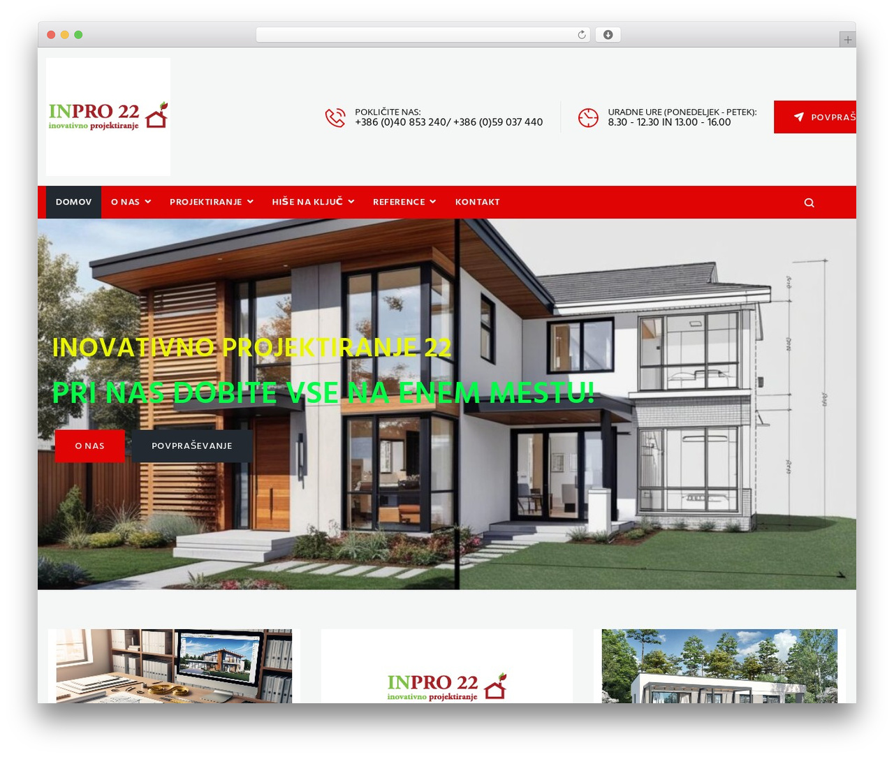 Constico WordPress theme - inpro-projektiranje.com