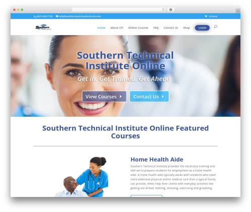 Divi WordPress theme - stinow.com