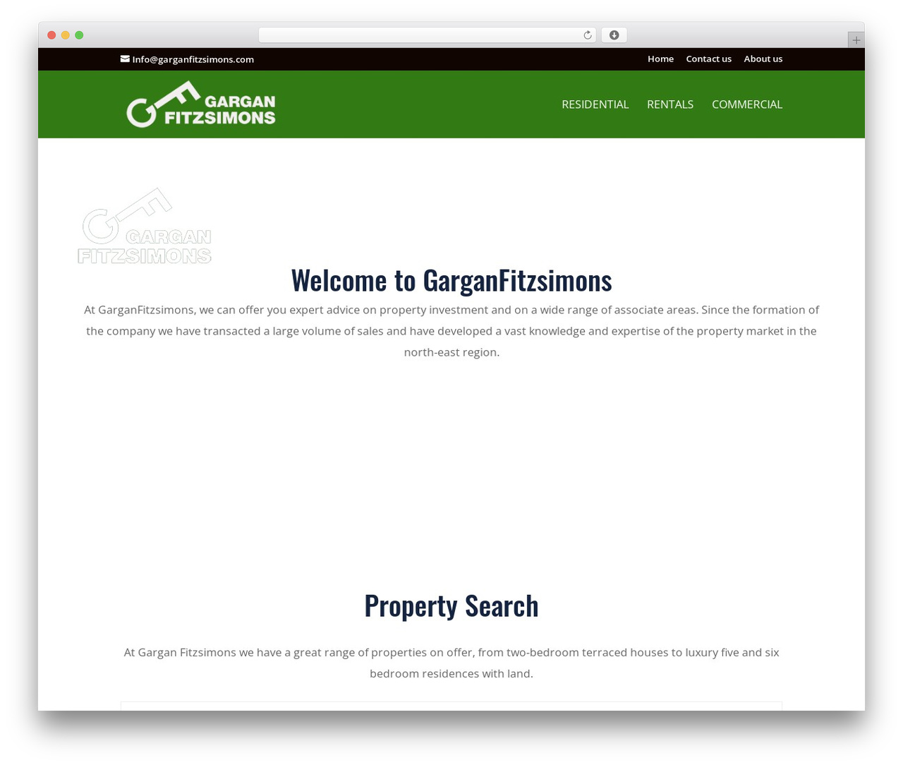 Divi WordPress theme - garganfitzsimons.com