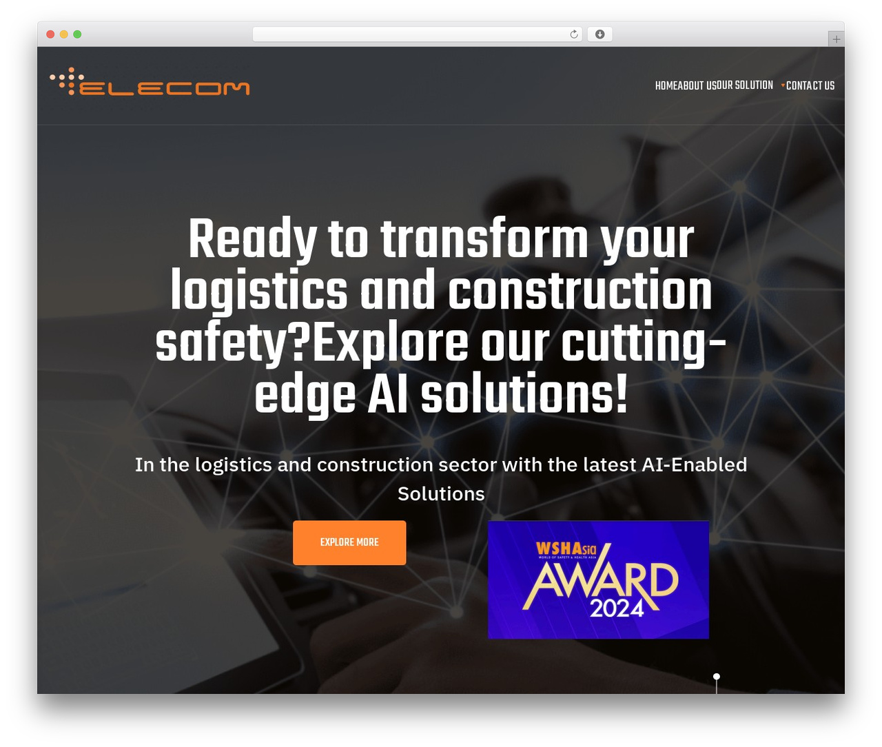 elecom best WordPress theme - elecom.com.sg