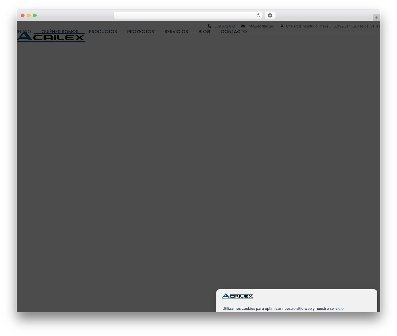 Theme WordPress Total - acrilex.es Theme WordPress Total - acrilex.es
