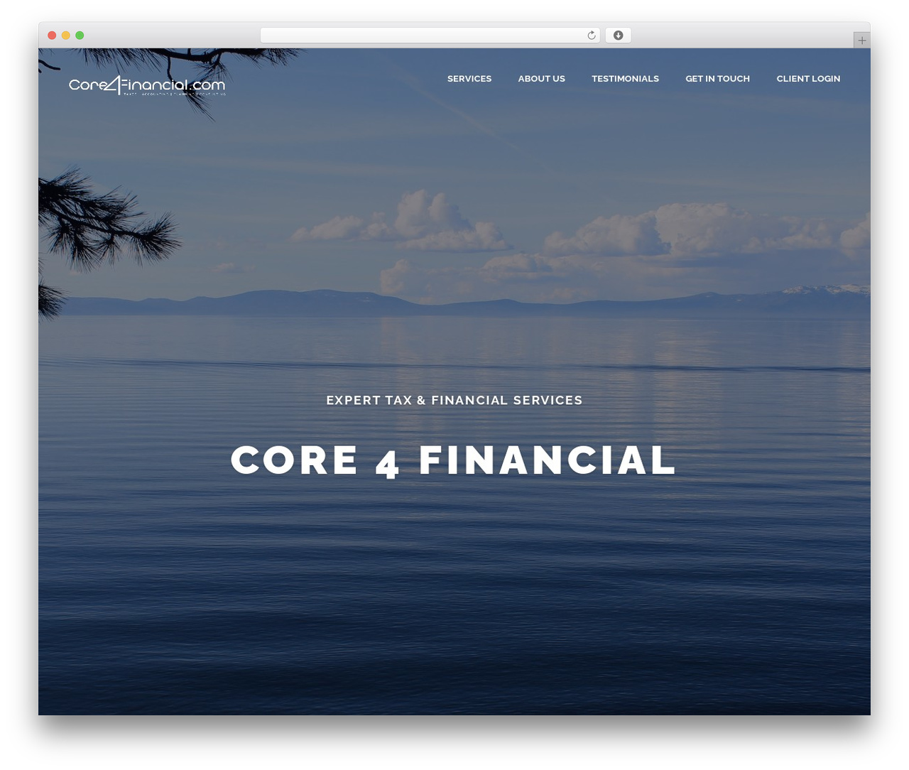Universal WP theme WordPress - core4financial.com