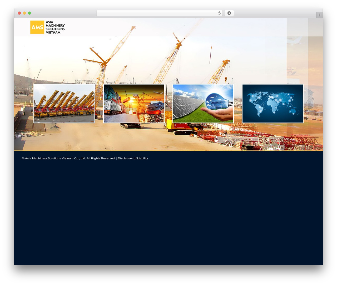webbachthang WordPress page theme - ams-vn.net