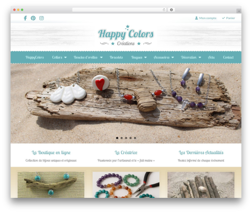 WebCom top WordPress theme - happycolors.fr
