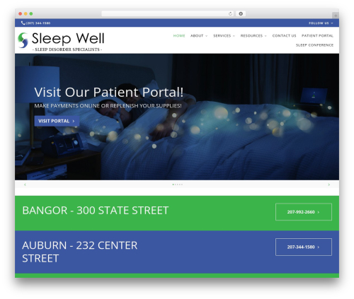 WordPress theme Beacon Theme - sleepwellinc.com