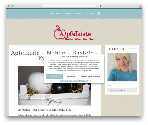 WordPress theme Frida - apfelkiste.net