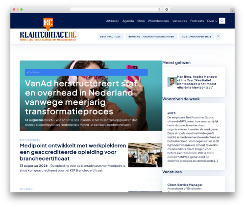 Otys jobs apply WordPress plugin - klantcontact.nl