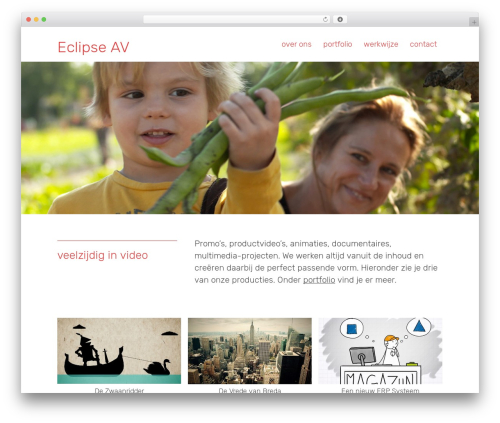 WordPress website theme Eclipse AV Theme - eclipseav.nl